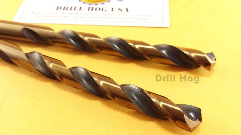 Drill Hog USA 1/2" Drill Bit 1/2" Bit HI-Molybdenum M7 HSS Lifetime Warranty gallery