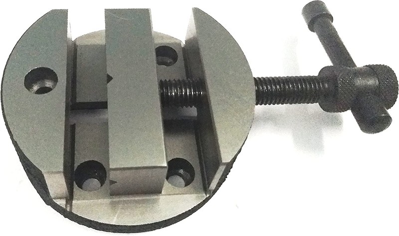Buyohlic Round Vise Vice for 3" & 4" Rotary Table + 3 Fixing Tee Nut-Milling gallery