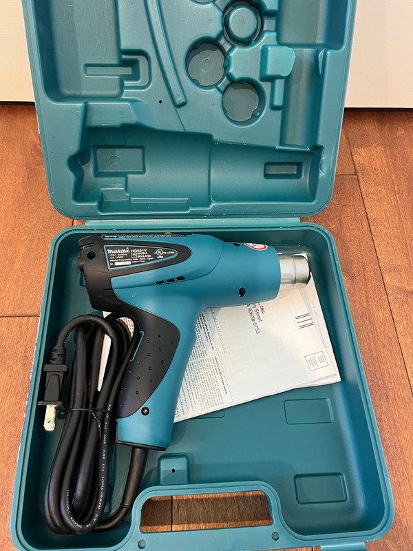 Makita HG551V Corded Heat Gun 12 amp 1400W Variable Temperature Control