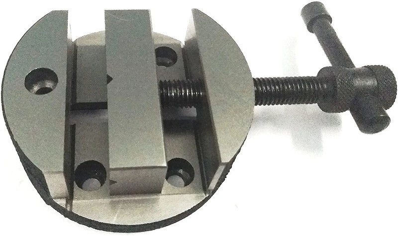 Buyohlic Round Vise Vice for 3" & 4" Rotary Table + 3 Fixing Tee Nut-Milling gallery