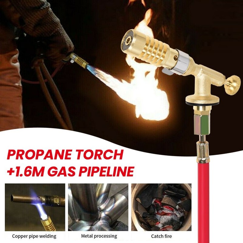 MAPP MAP-Pro Propane Gas Welding Torch Plumbing Soldering Torch with 1.6M Hose gallery