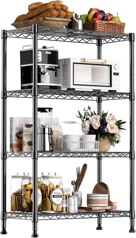 MZG Heavy Duty Storage Tool Metal Shelving Unit Garage Storage Rack Adjustable