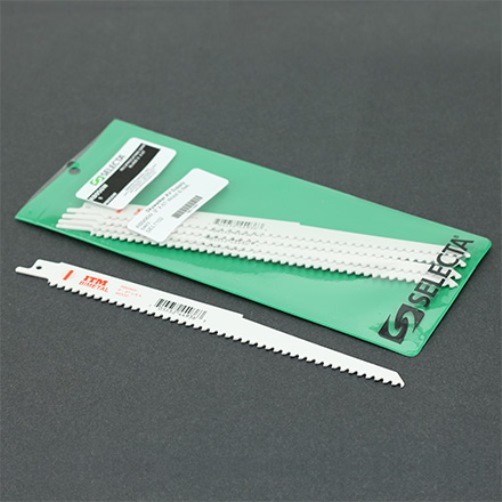 Selecta RB956W 9” x 6T Bi Metal Reciprocating Saw Blades for Wood & Nail, 5 Pack