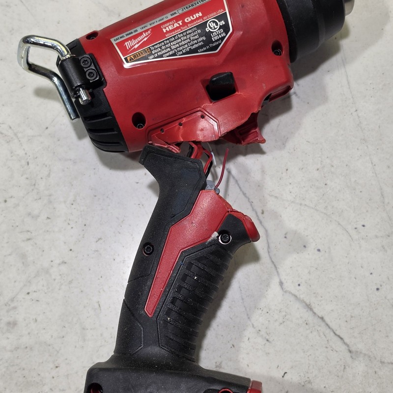 Milwaukee M18 18V Compact Heat Gun (Tool Only) - Black/Red (2688-20) gallery