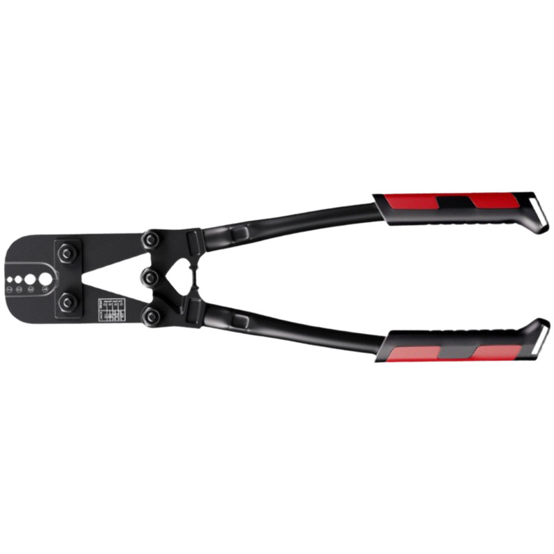 High Carbon Steel Crimping Pliers 39cm Wire Rope Crimper with 4 Dies