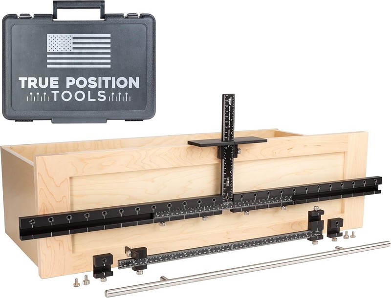 MAX Cabinet Hardware Jig Install Long Pulls Shelf Pins USA