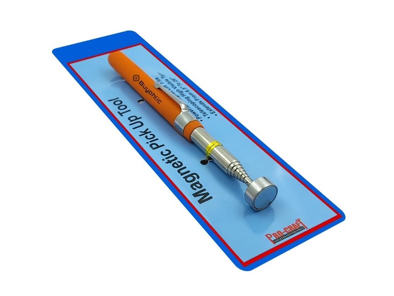 Buyohlic Telescoping Magnetic Pickup Tool with 8lb Pull Force 8 Lb, Orange gallery