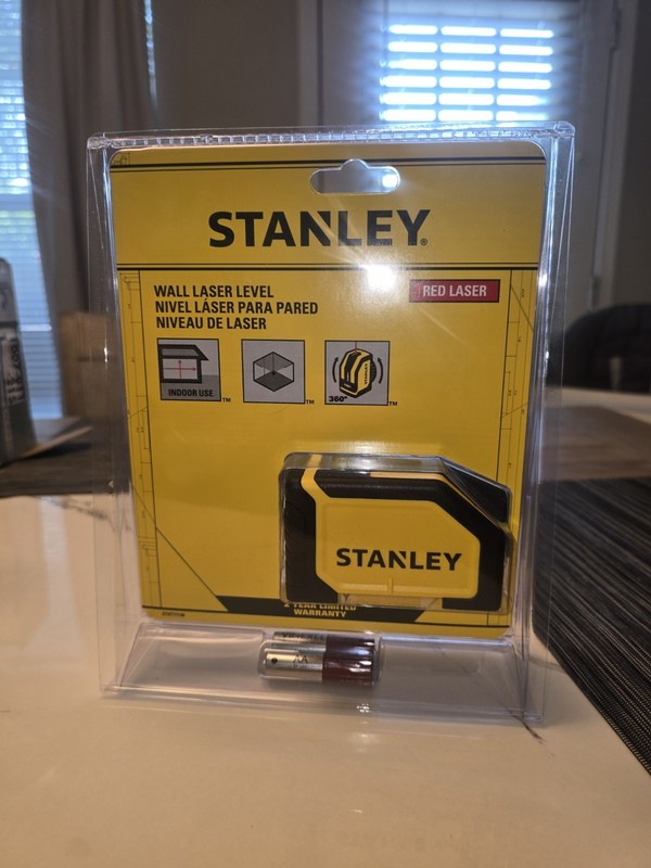 Stanley Wall Laser Level New In Box Batteries Included