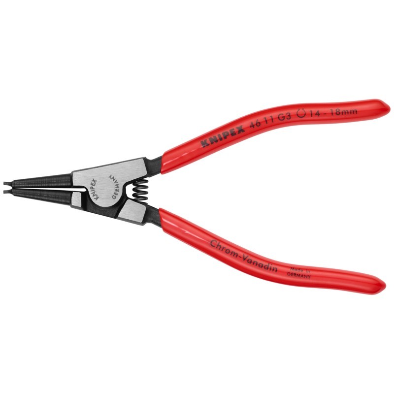 KNIPEX 46 11 G3 5 1/2″ Circlip Pliers for Grip Rings