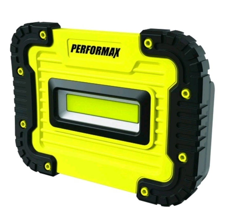 850 Lumen Handheld LED Work Light 3 Modes 180° Swiveling Stand (4) AA Batteries