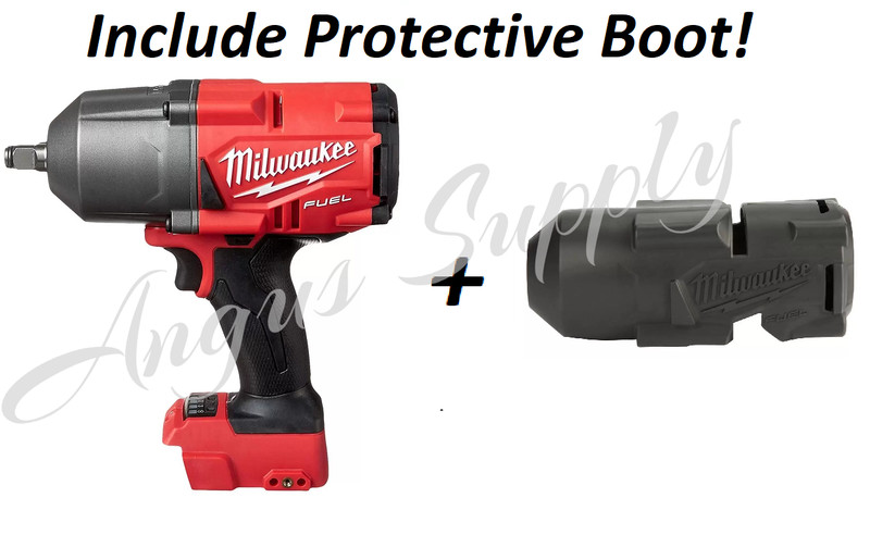 Milwaukee 2767-20 M18 FUEL 1/2″ Drive Impact Wrench Gun with Protective Boot!