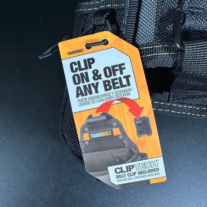TOUGHBUILT Tape Measure & Utility Knife Pouch w ClipTech Hub TB-CT-25X gallery