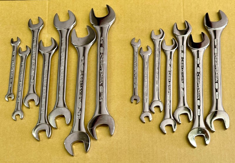 New Craftsman 14Pc Open End Wrench Set, SAE & Metric – Free Shipping
