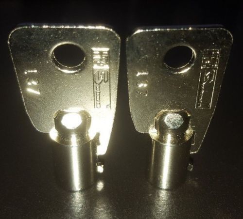 2 New Sentry Safe Keys Code Cut 2001 – 2100 Tubular Round Ace Key -PRIORITY MAIL