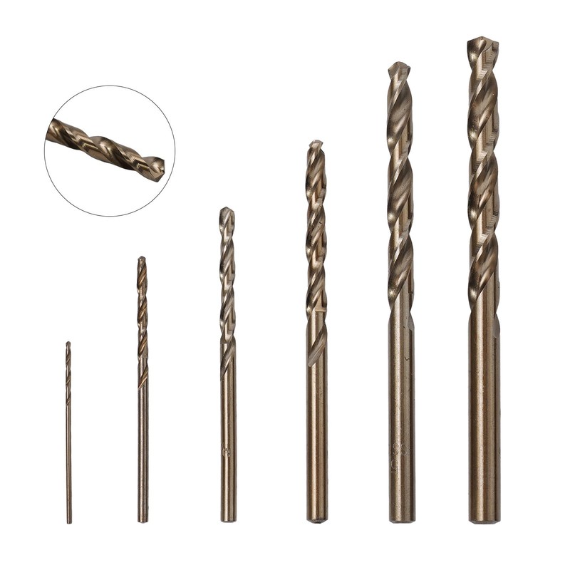 None Drill Bit Drill Bit Set None 6pcs Auger Cobalt Drill Bit For Metal